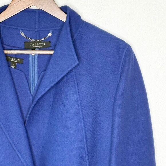 Talbots Blue Wool Shift Dress Blazer Suit Two Piece - Women’s US 14 - Picture 9 of 15